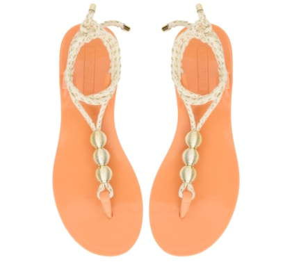 Sandália Flat Sicilia Coral