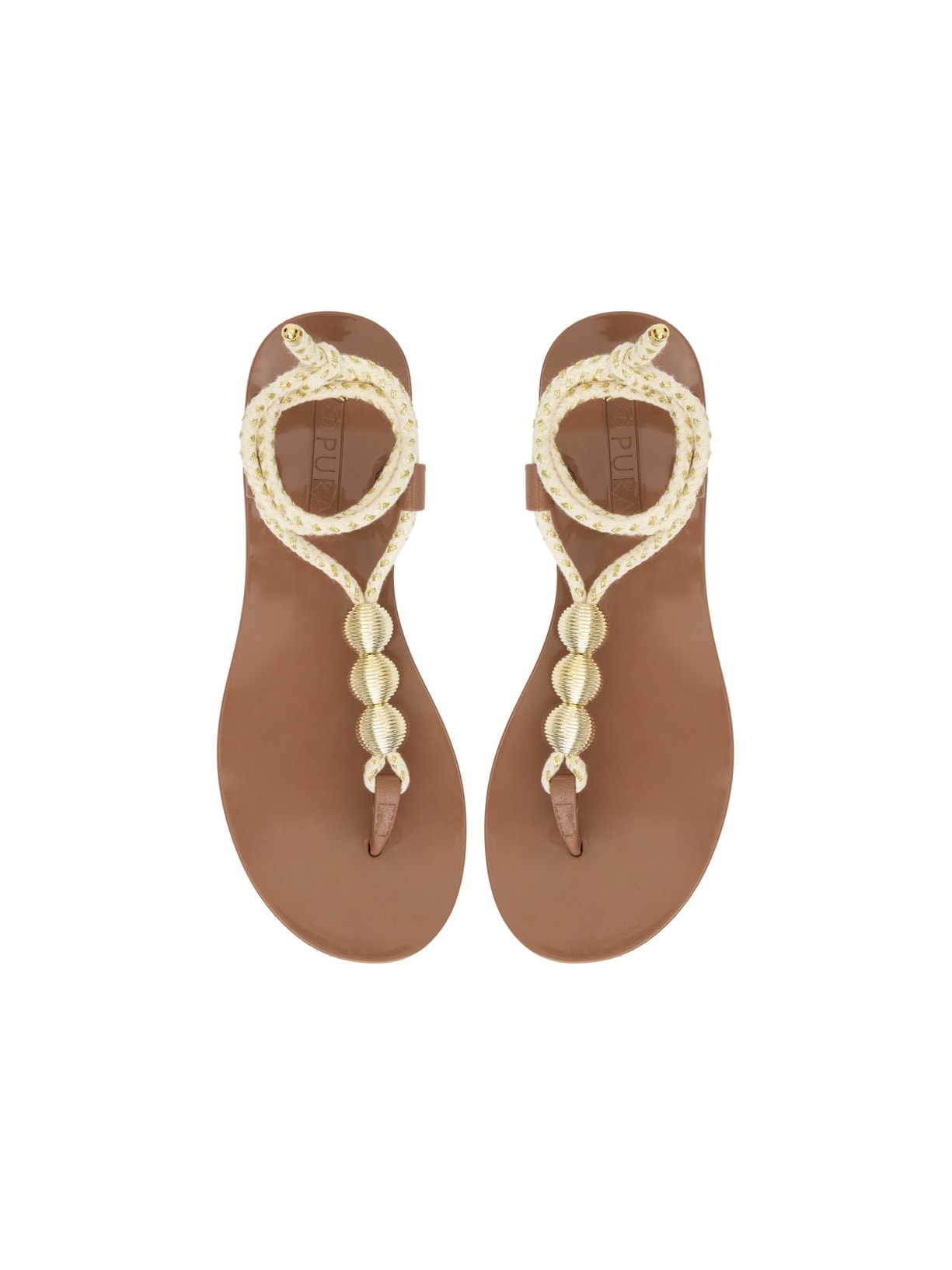 Sandália Flat Sicilia Mocha Pura