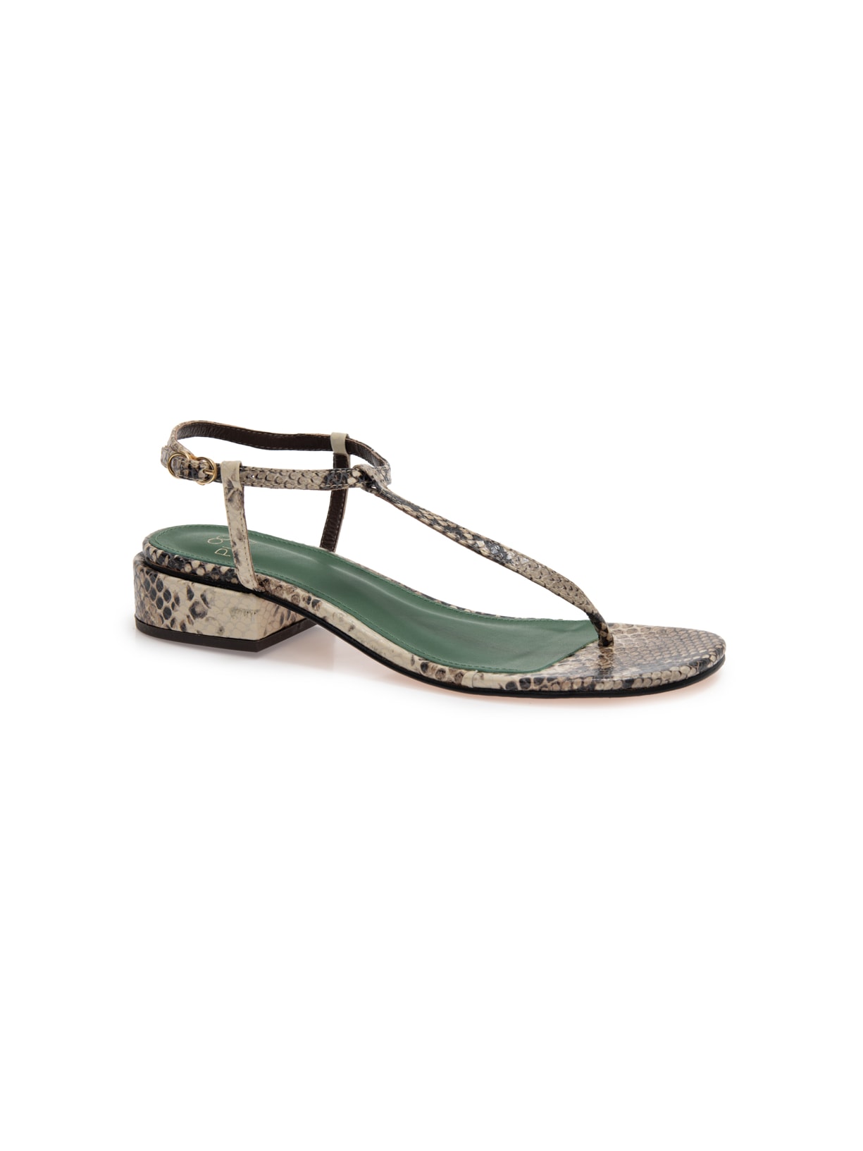 Sandália Haifa Python Pura