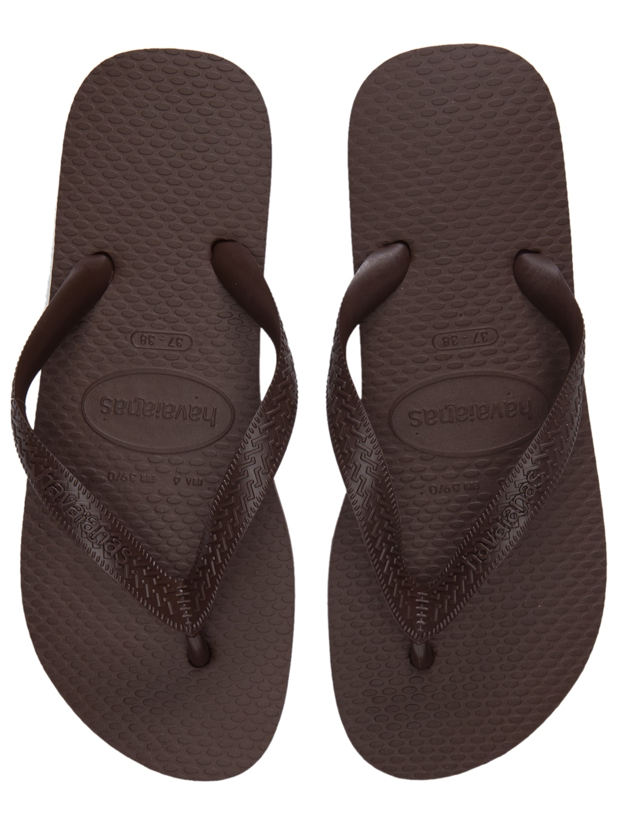Sandália Havaianas Feminina Top - Marrom