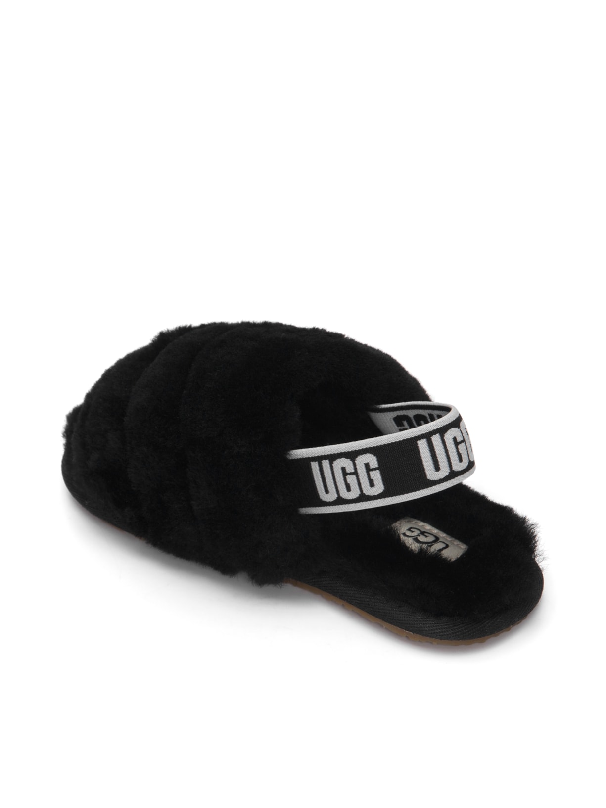 Sandália Infantil Fluff Yeah Slide Preto Ugg