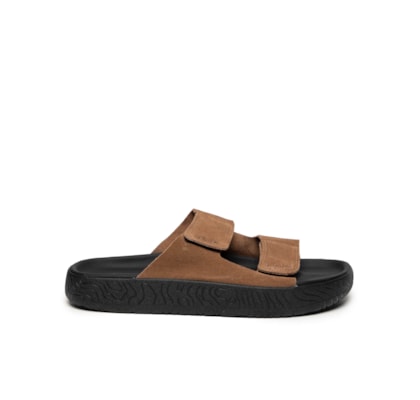 Sandália Maculina Etna Suede - Marrom