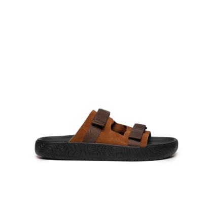 Sandália Masculina Arpoador Suede - Marrom