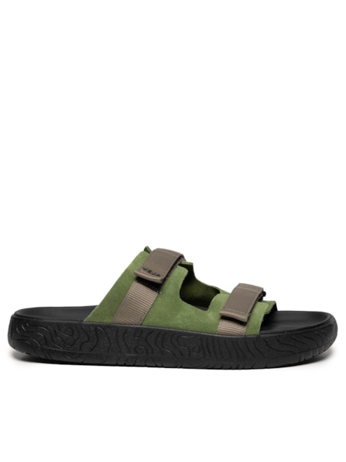 Sandália Masculina Arpoador Suede - Verde