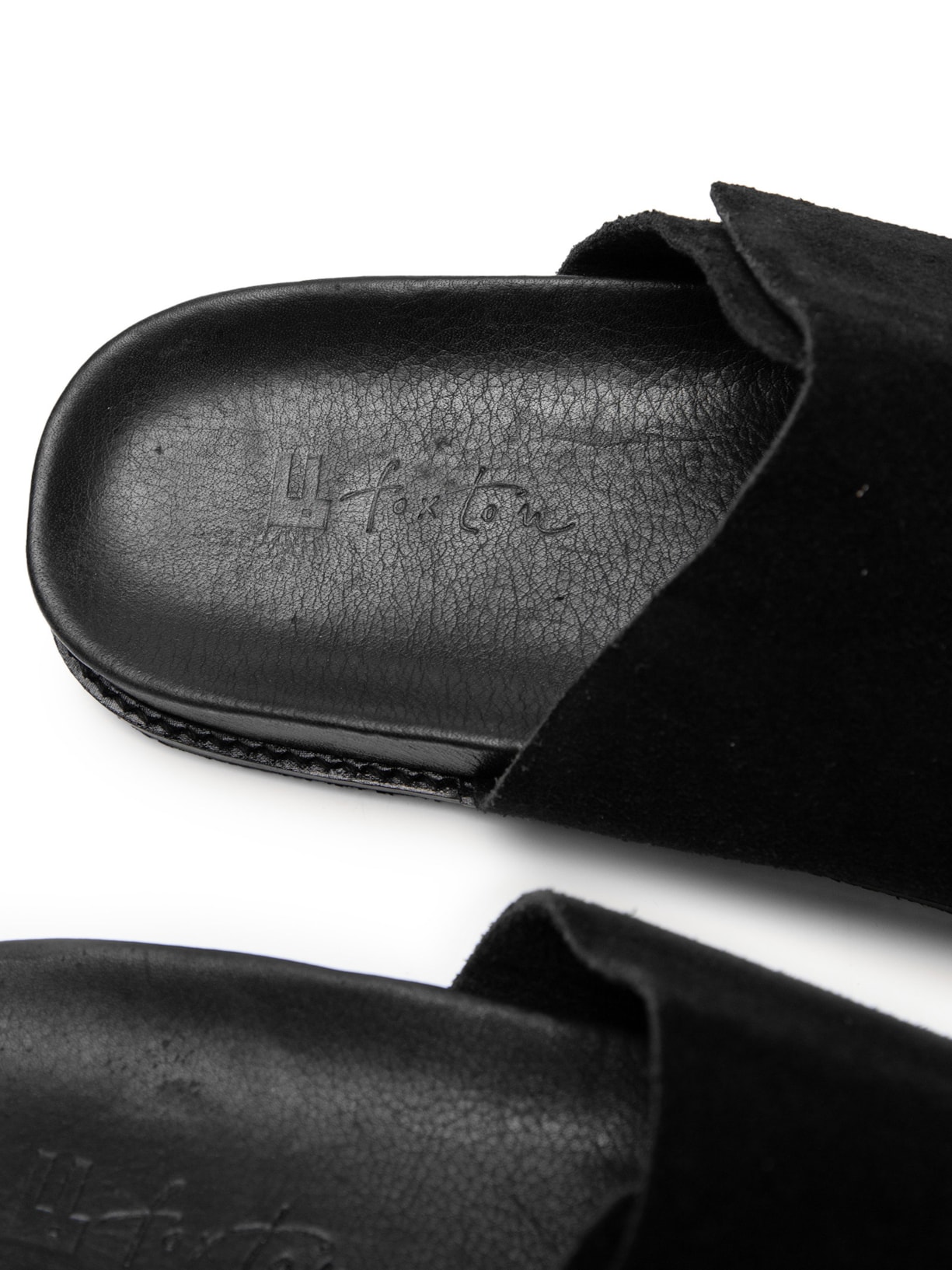 Sandália Masculina Camurça Alanya Preto Foxton