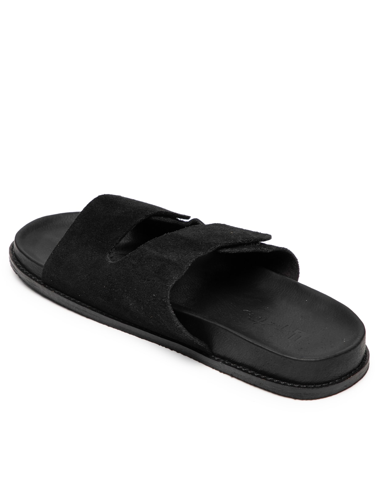 Sandália Masculina Camurça Alanya Preto Foxton