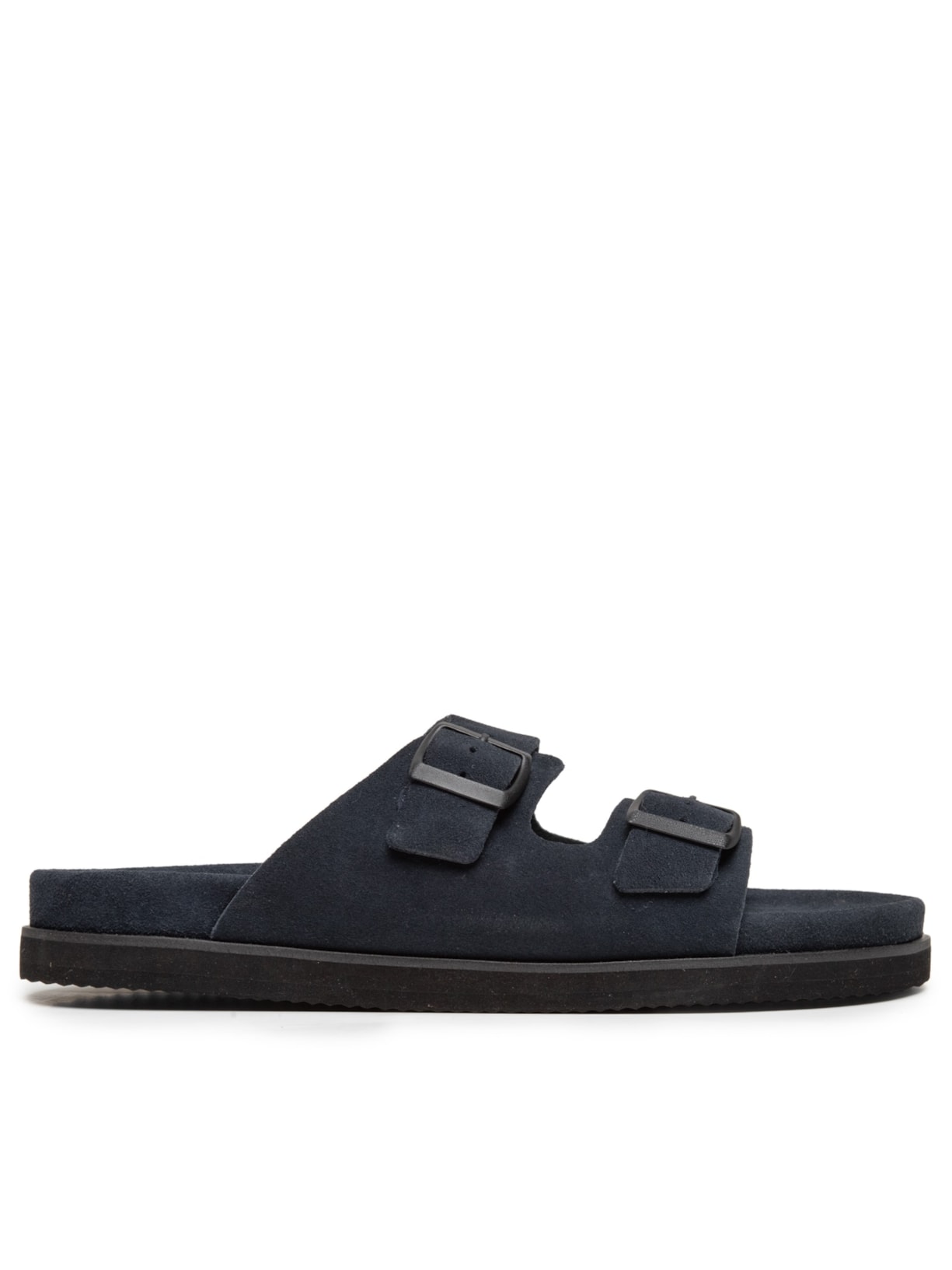 Sandália Masculina Com Fivelas Em Camurça Azul '2 Essential