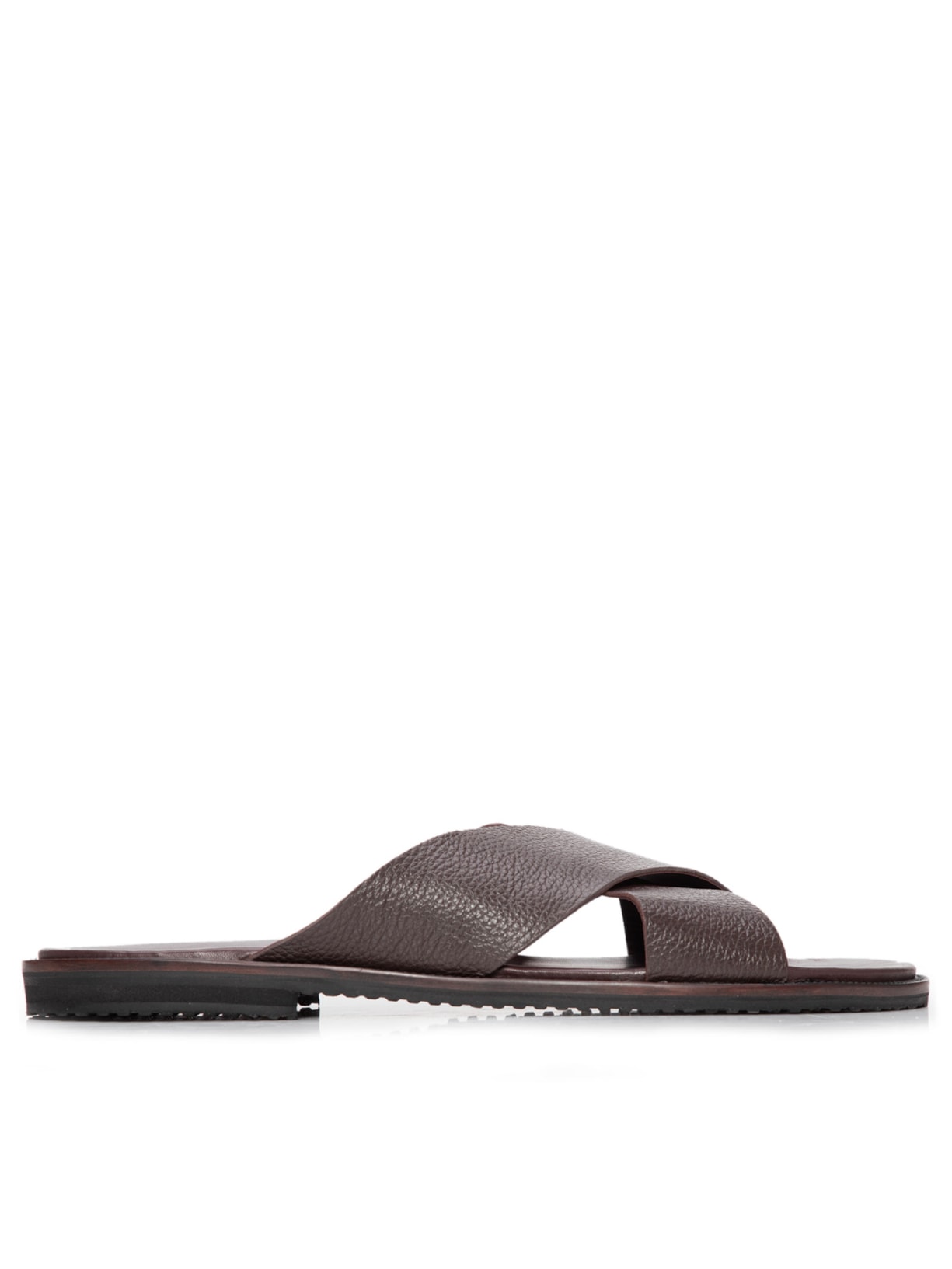 Sandália Masculina Couro - Marrom