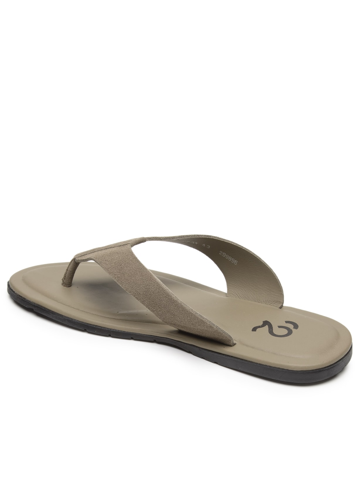 Sandália Masculina De Dedo Em Camurça Bege '2 Essential
