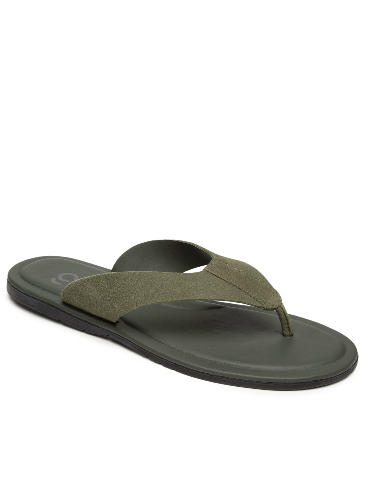 Sandália Masculina De Dedo Em Camurça Verde '2 Essential