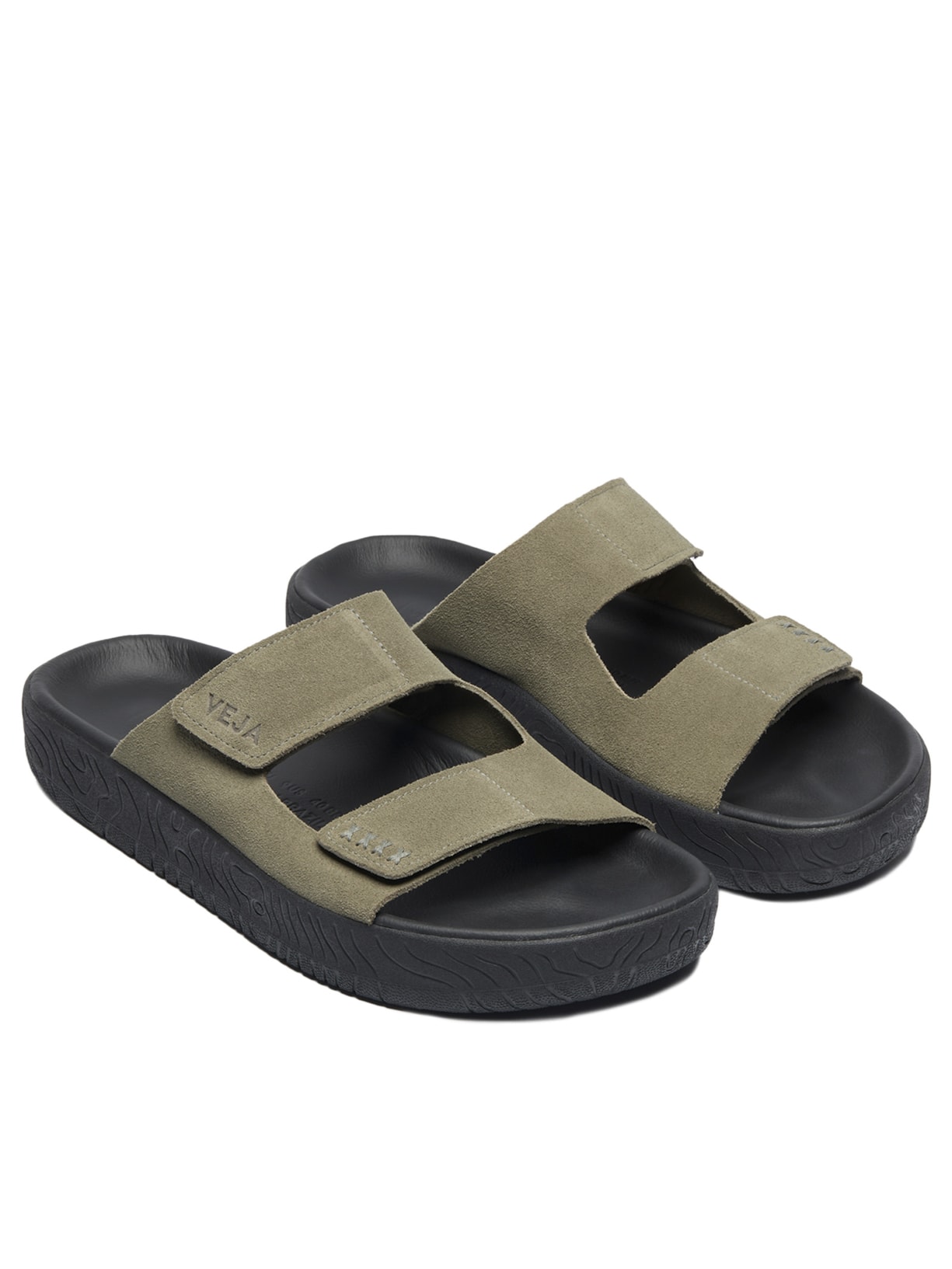 Sandália Masculina Etna Suede Soft Verde Veja