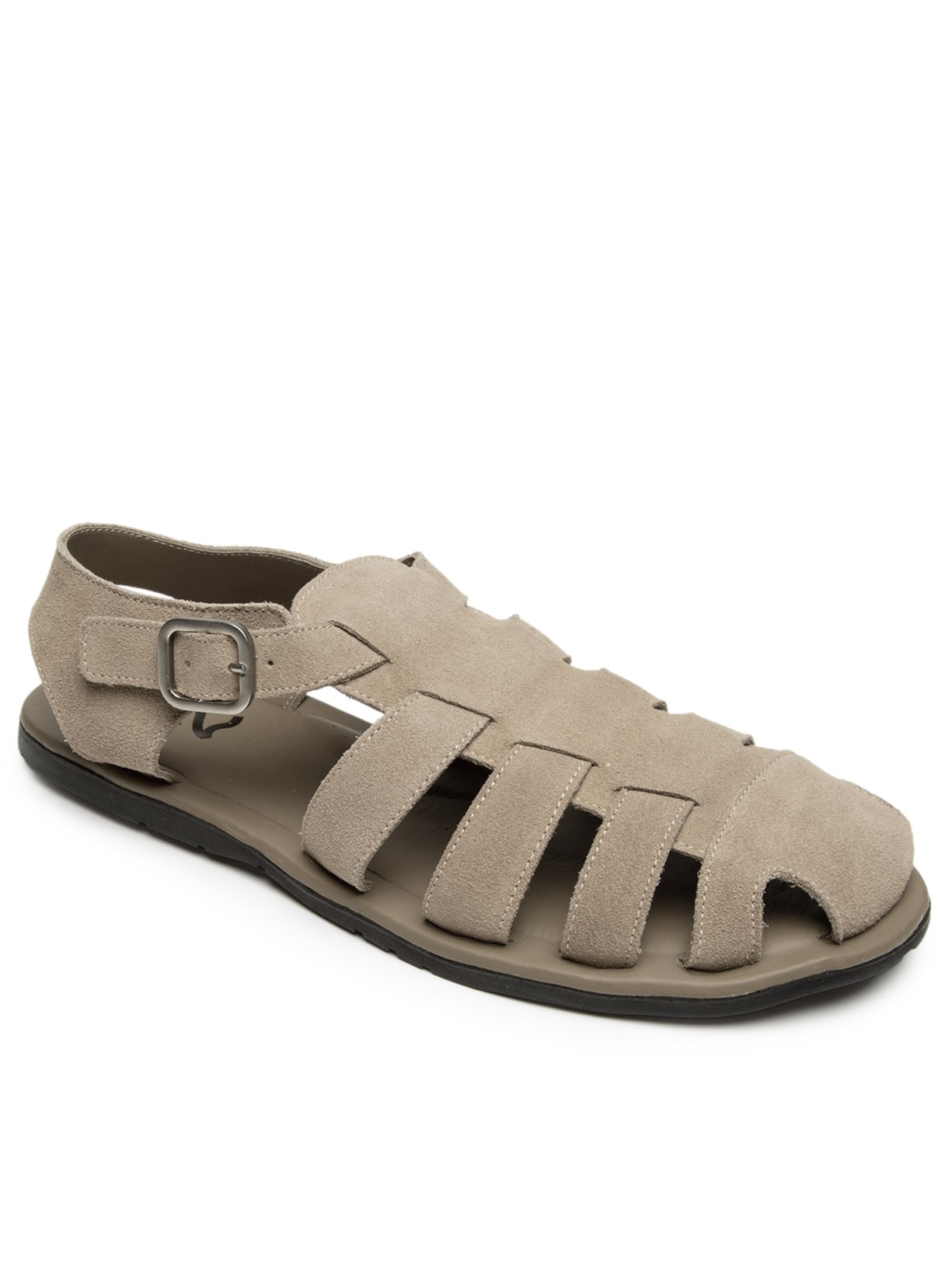 Sandália Masculina Fishrman Em Camurça Bege '2 Essential