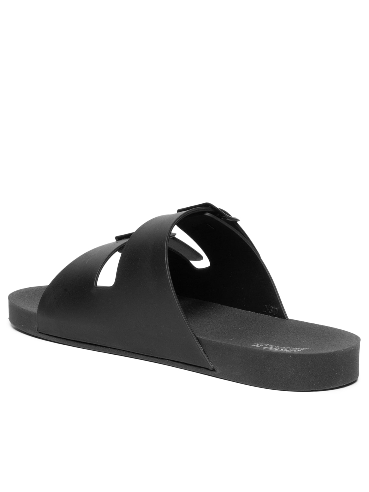 Sandália Masculina Fivela Dupla Preto Sergio K