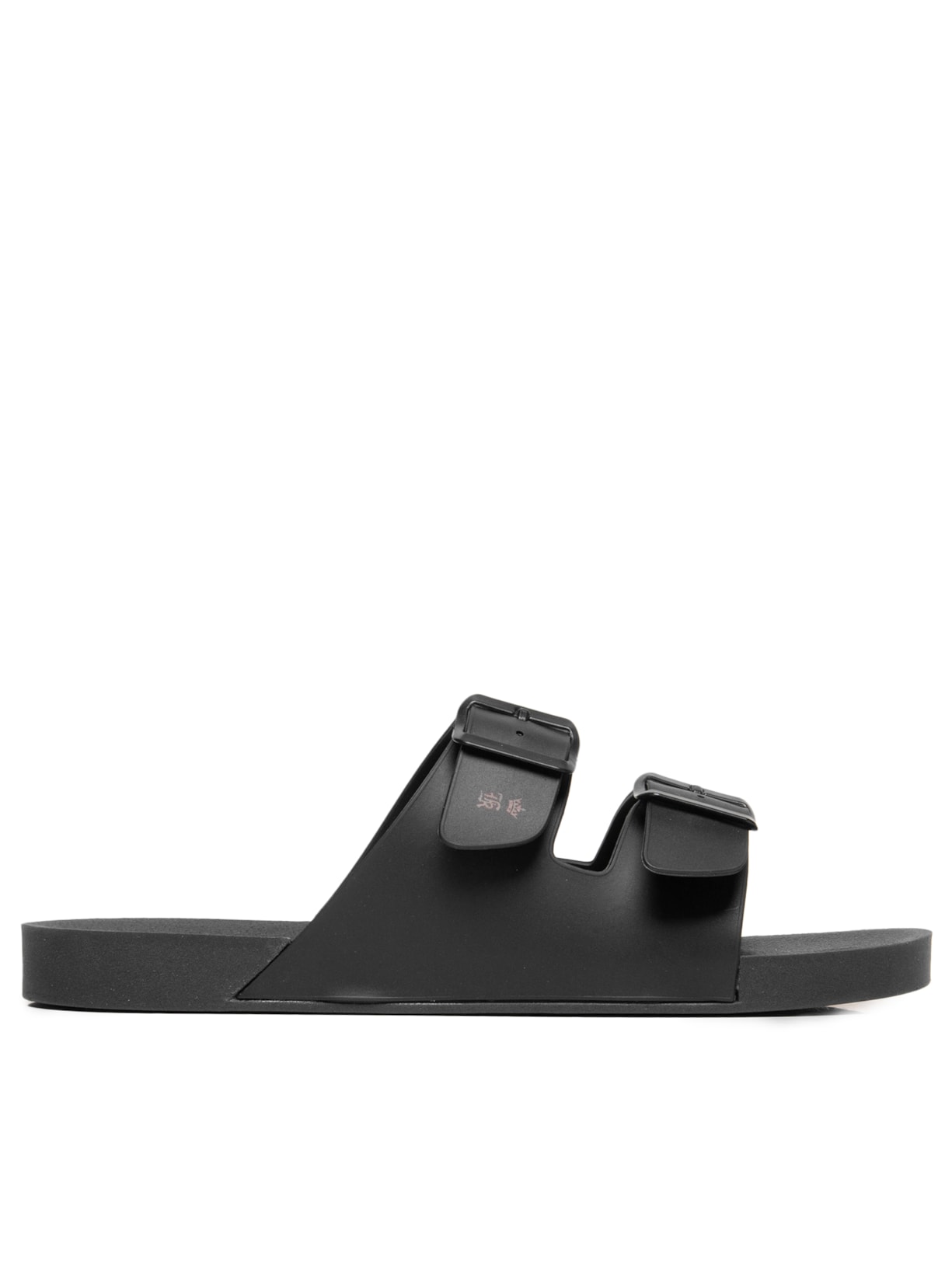 Sandália Masculina Fivela Dupla - Preto