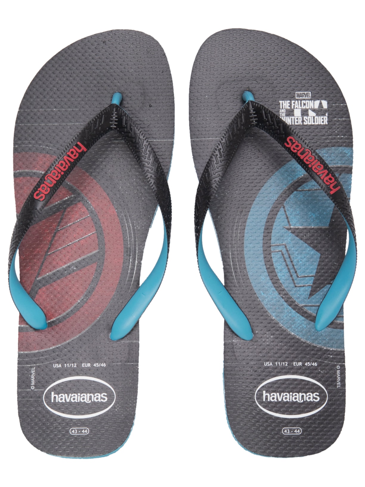 Sandália Masculina Havaianas T Marvel Séries - Preto