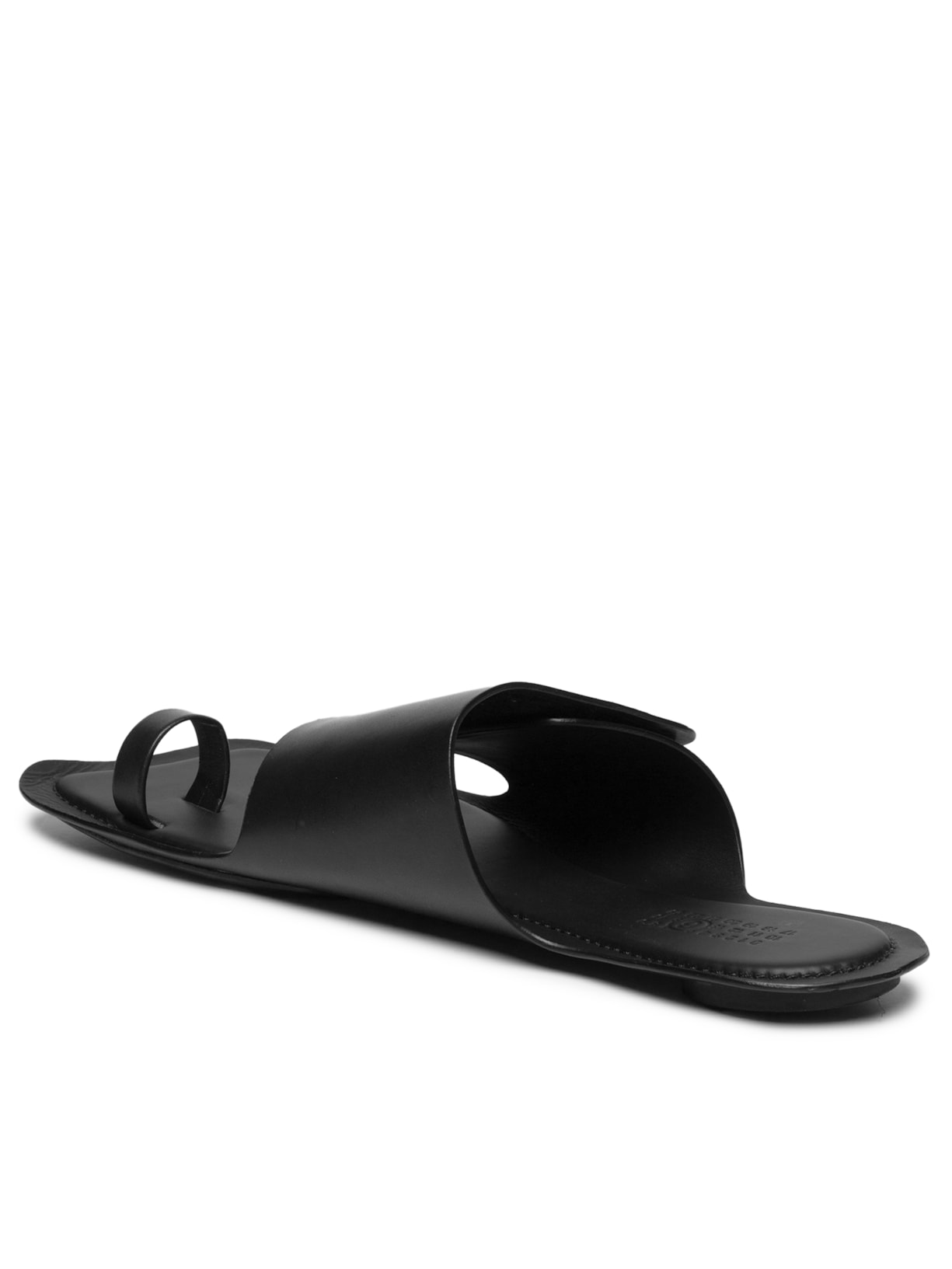 Sandália Masculina Leather – Preto Mm6 Maison Margiela