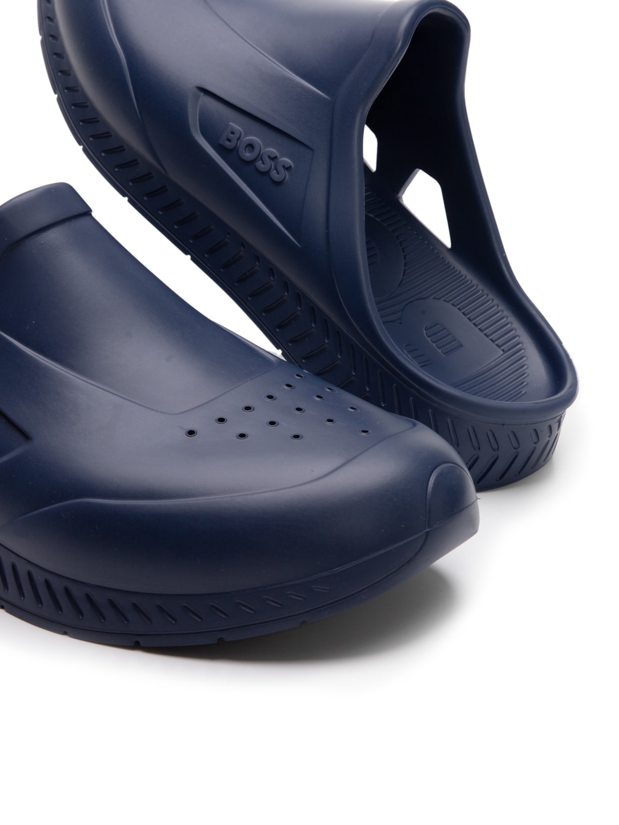 Sandália Masculina Rasteira Titanium-r Azul Boss