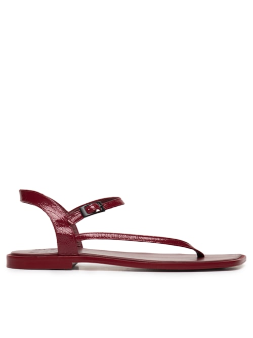Sandália Rasteira Clark Arque X Shop2gether - Vermelho
