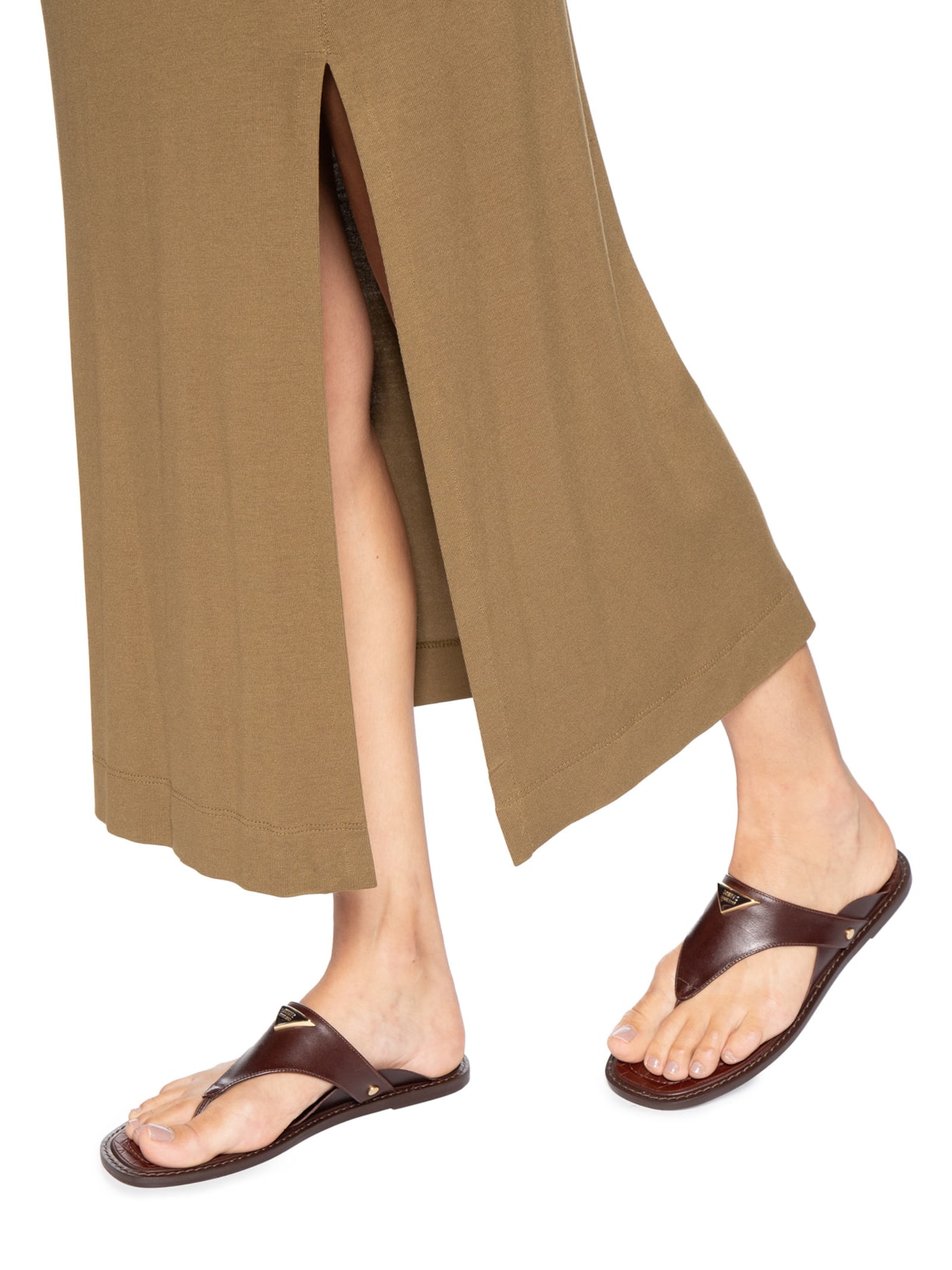Sandália Rasteira Feminina Flat Shield – Marrom Schutz