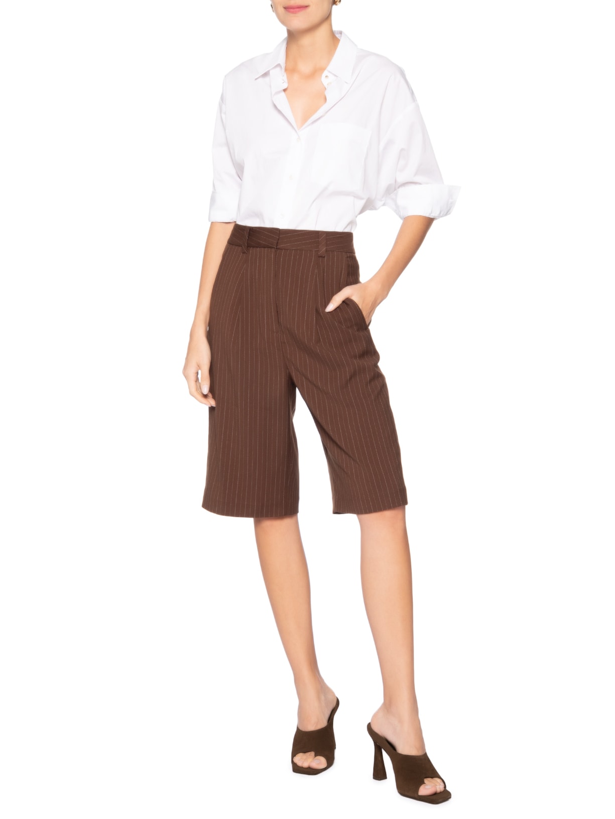 Sandália Salermo Feminina – Marrom Luiza Barcelos