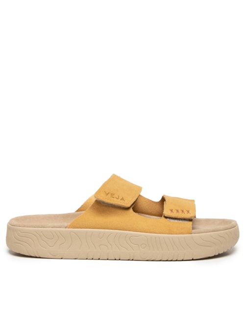 Sandália Unissex Etna Suede Soft - Bege