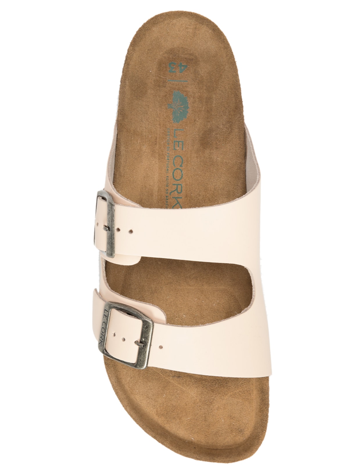 Sandália Unissex Flat Lisboa Bege Le Cork