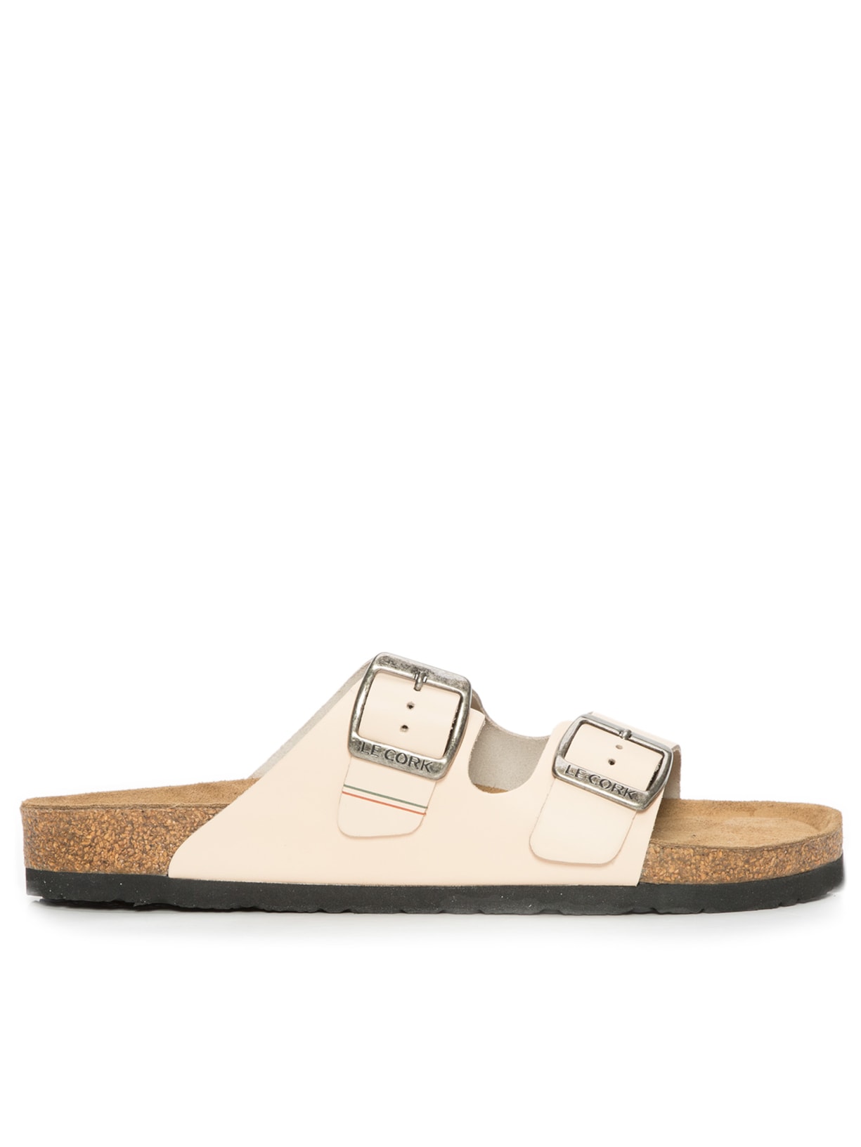 Sandália Unissex Flat Lisboa Bege Le Cork