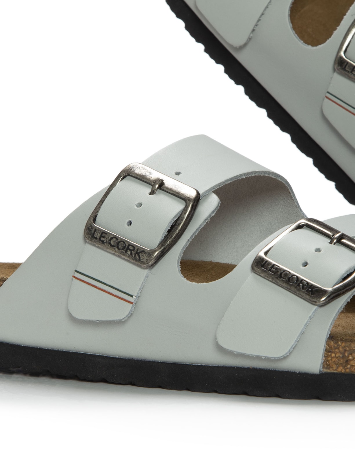 Sandália Unissex Flat Lisboa Cinza Le Cork