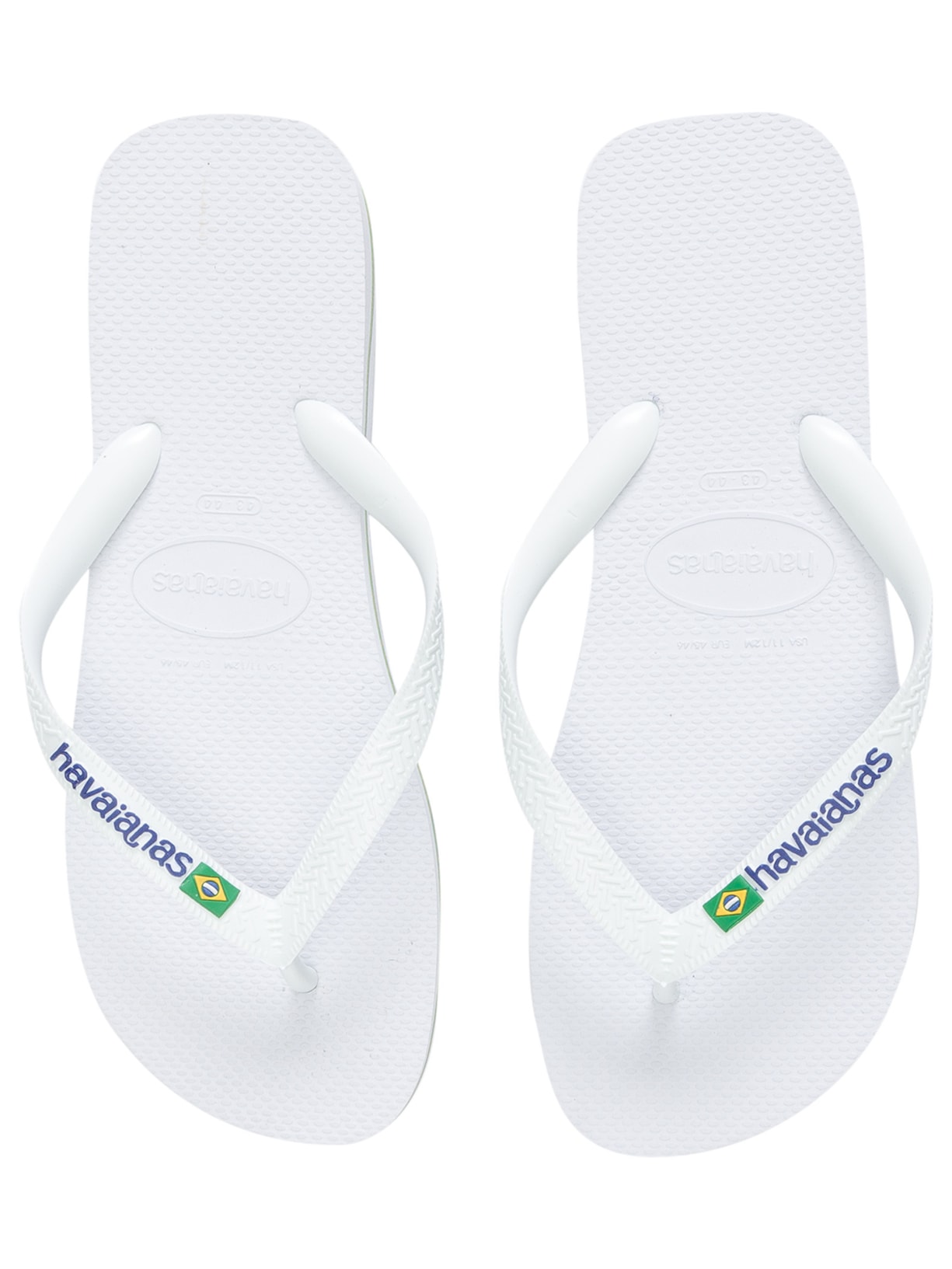 Sandália Unissex Havaianas Brasil Logo - Branco