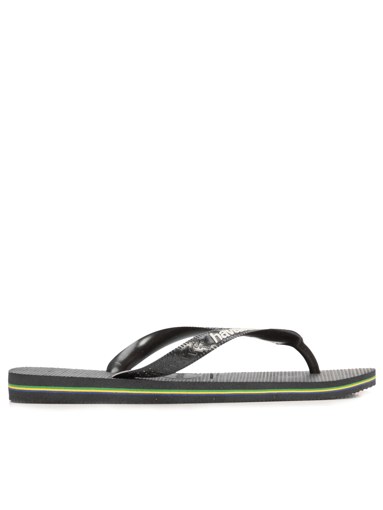 Sandália Unissex Havaianas Brasil Logo Fc - Preto
