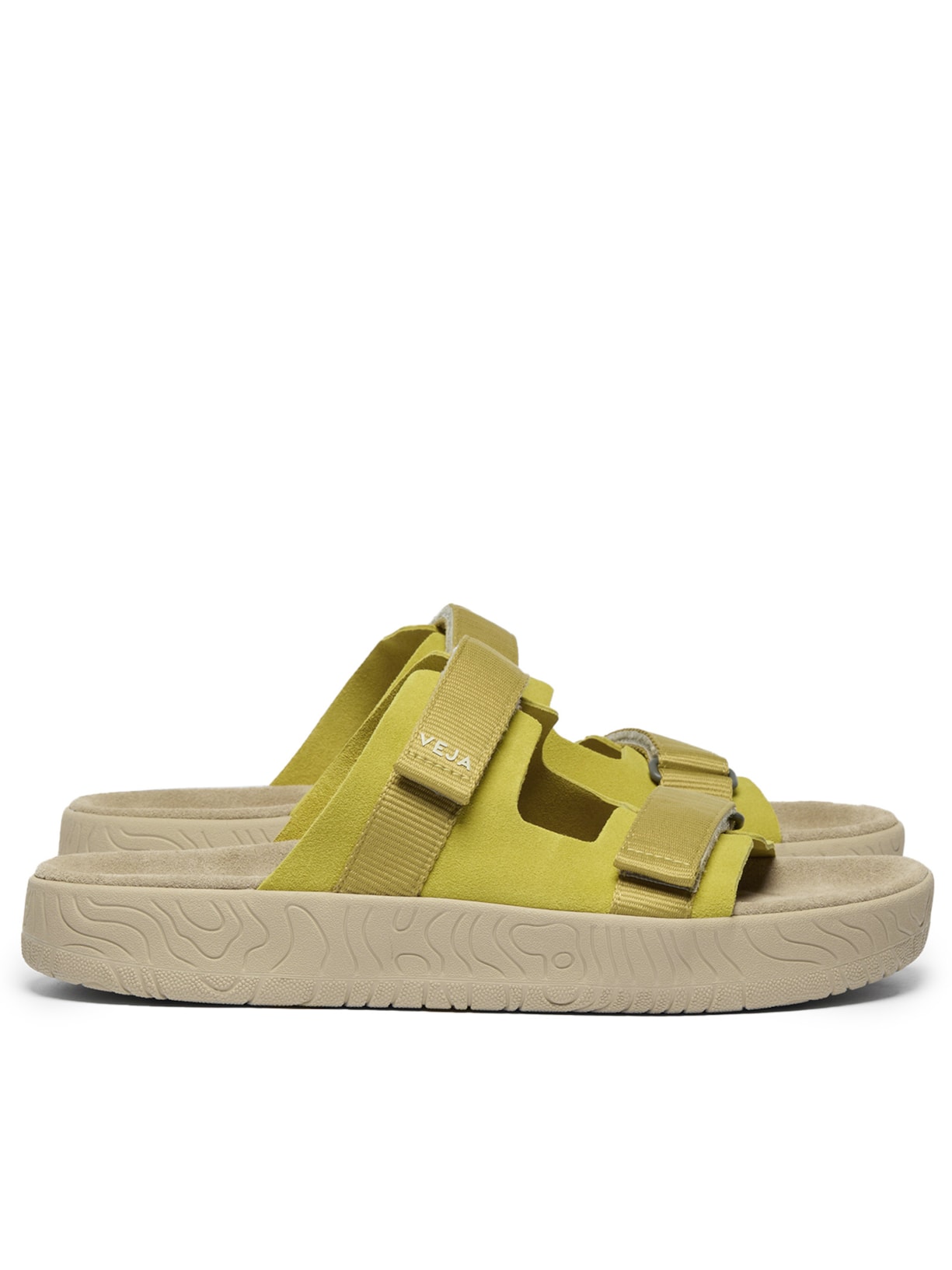 Sandália Unissex Papete Arpoador Suede Bege Veja