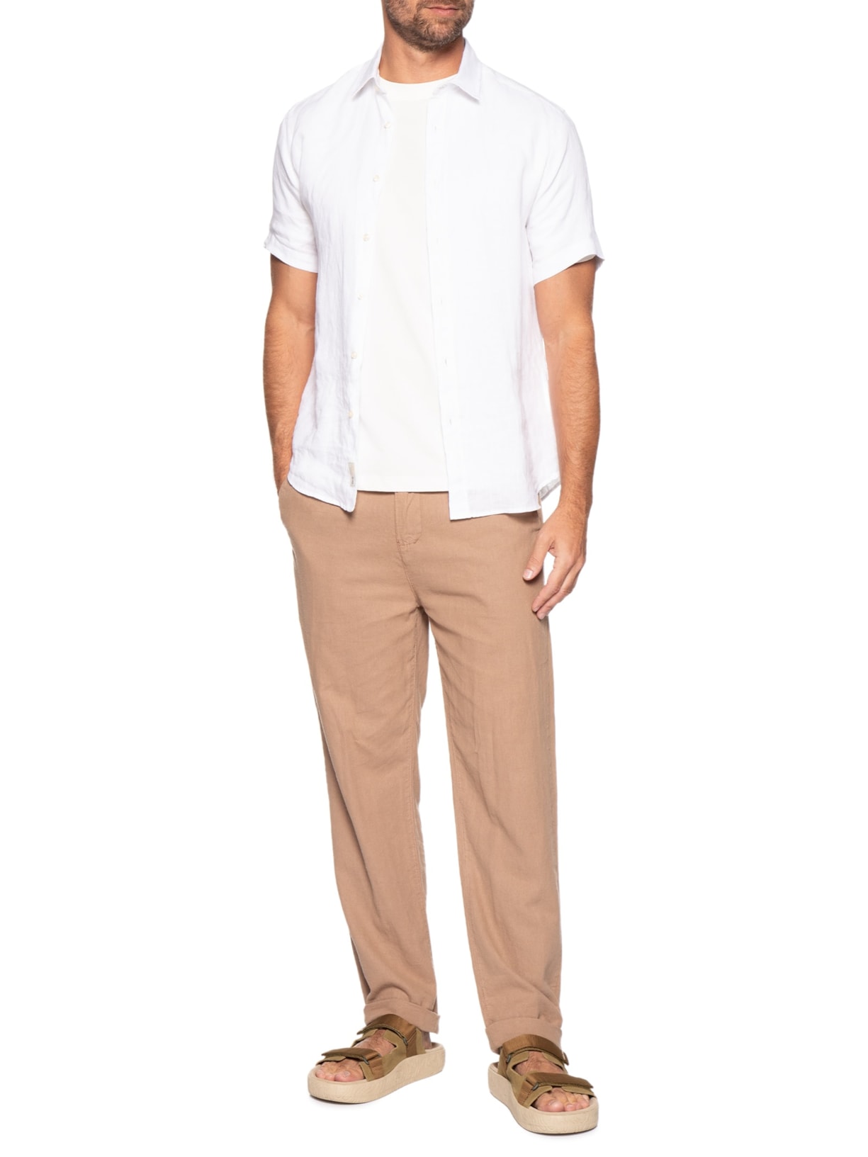 Sandália Unissex Papete Arpoador Suede Bege Veja