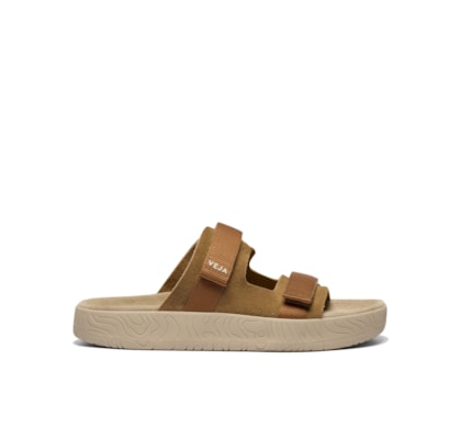 Sandália Unissex Papete Arpoador Suede - Bege