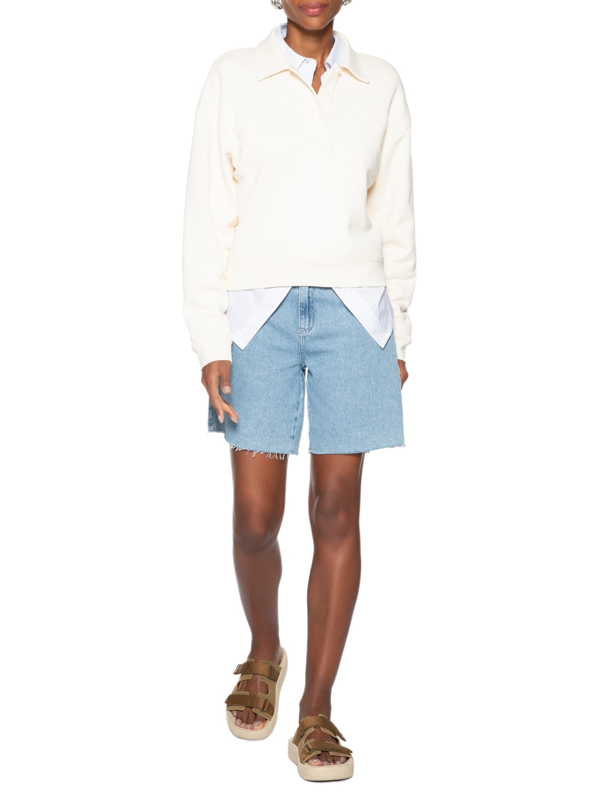 Sandália Unissex Papete Arpoador Suede Bege Veja