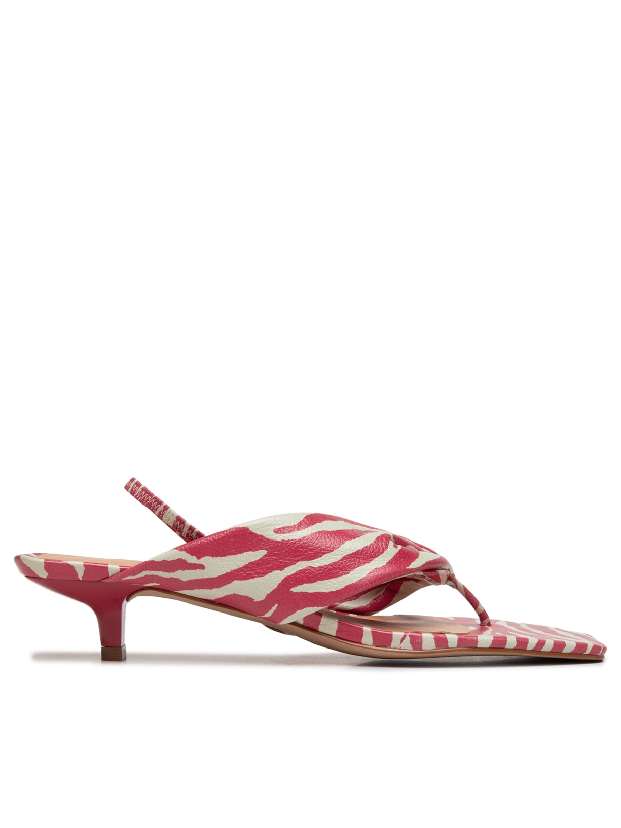 Sandália Zebra Print Pimenta – Animal Print Luiza Barcelos