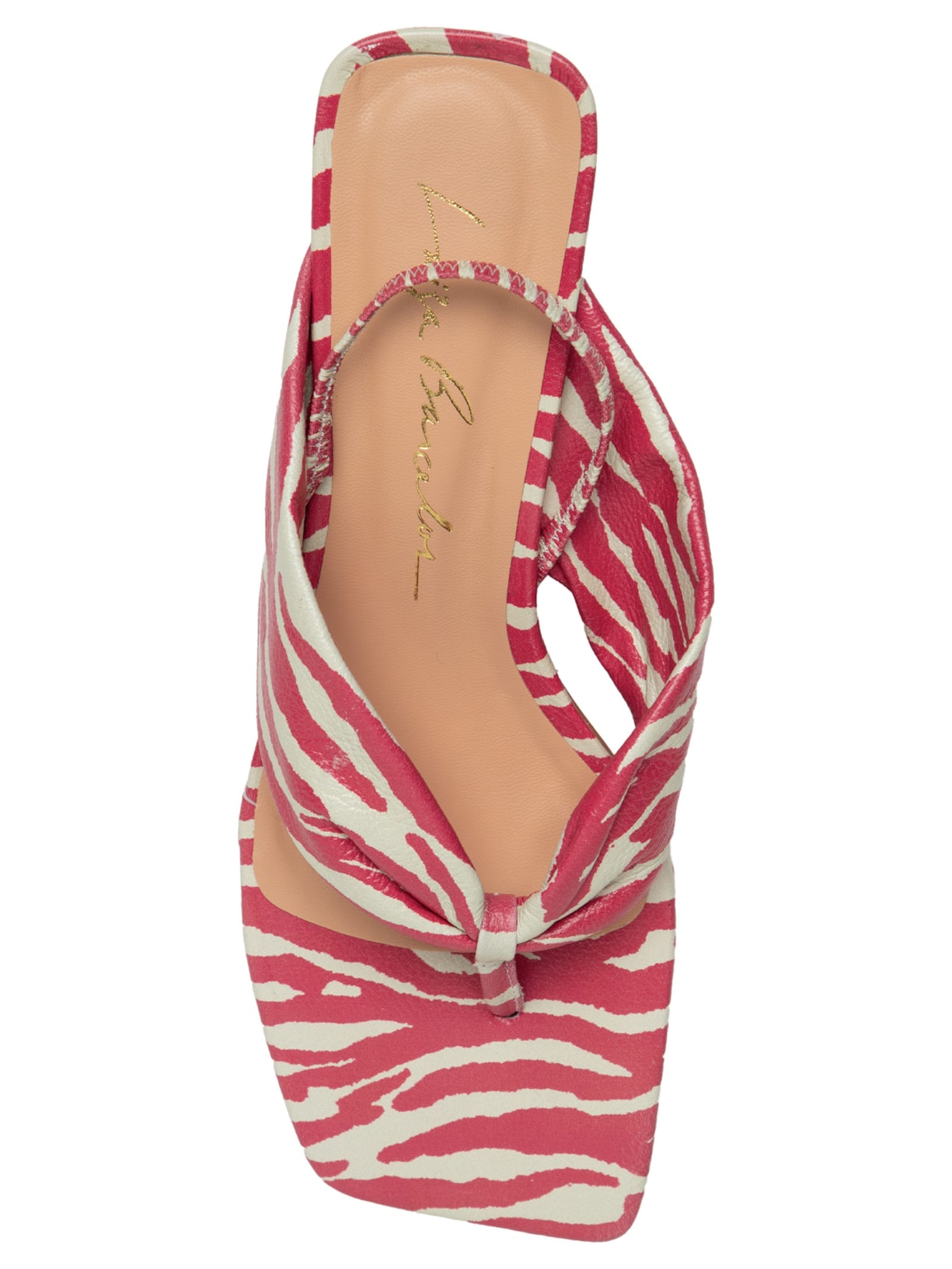 Sandália Zebra Print Pimenta – Animal Print Luiza Barcelos