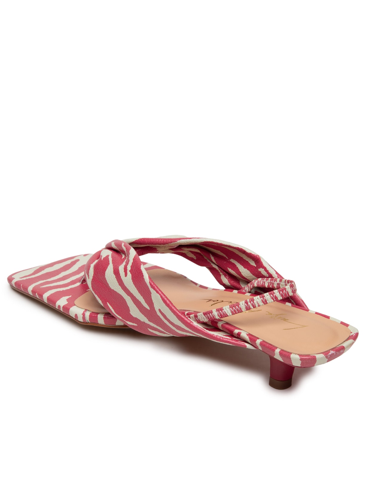 Sandália Zebra Print Pimenta – Animal Print Luiza Barcelos