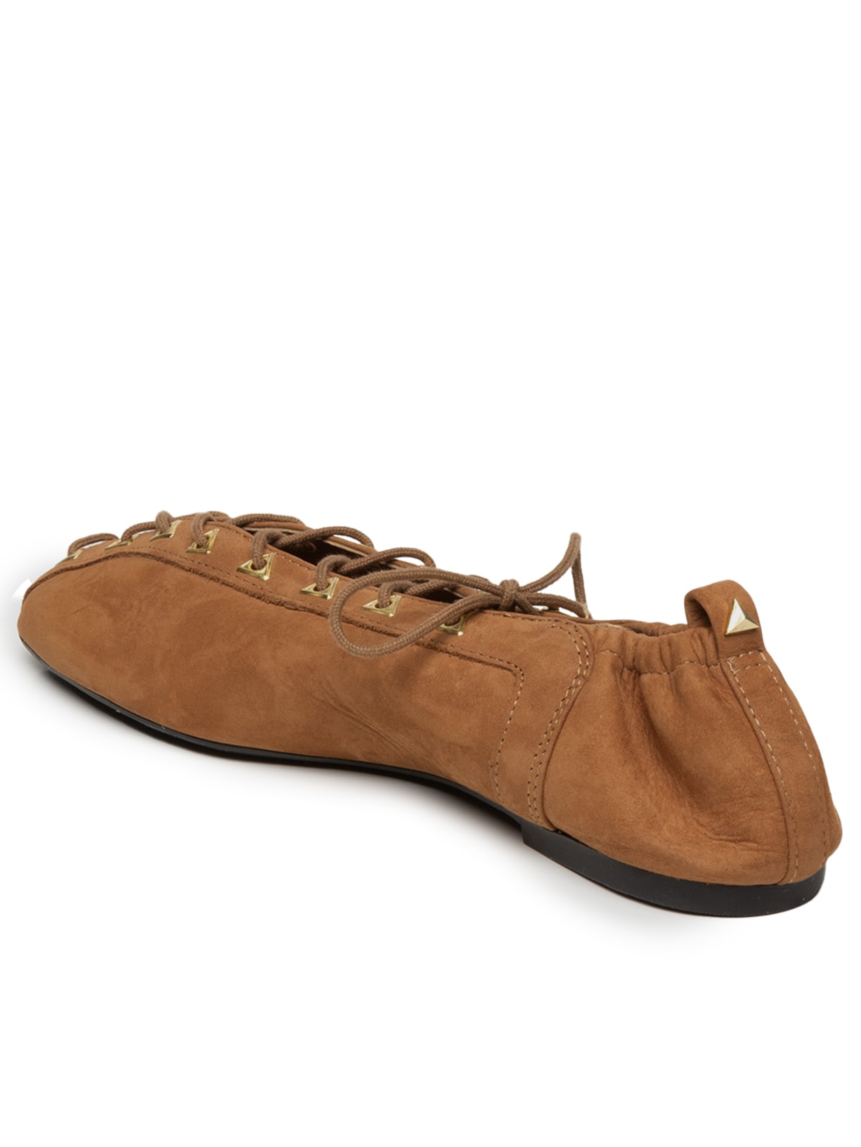 Sapatilha Amarração Nobuck Marrom Schutz