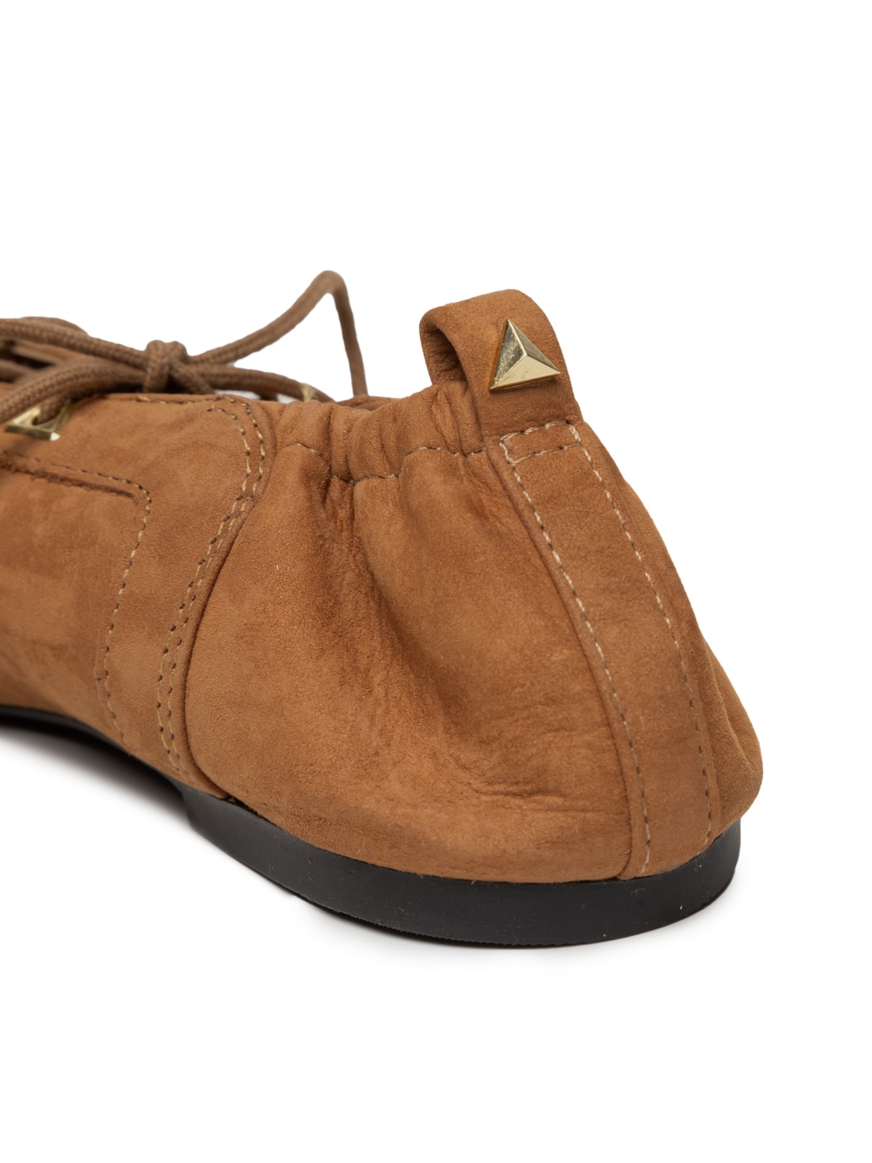 Sapatilha Amarração Nobuck Marrom Schutz