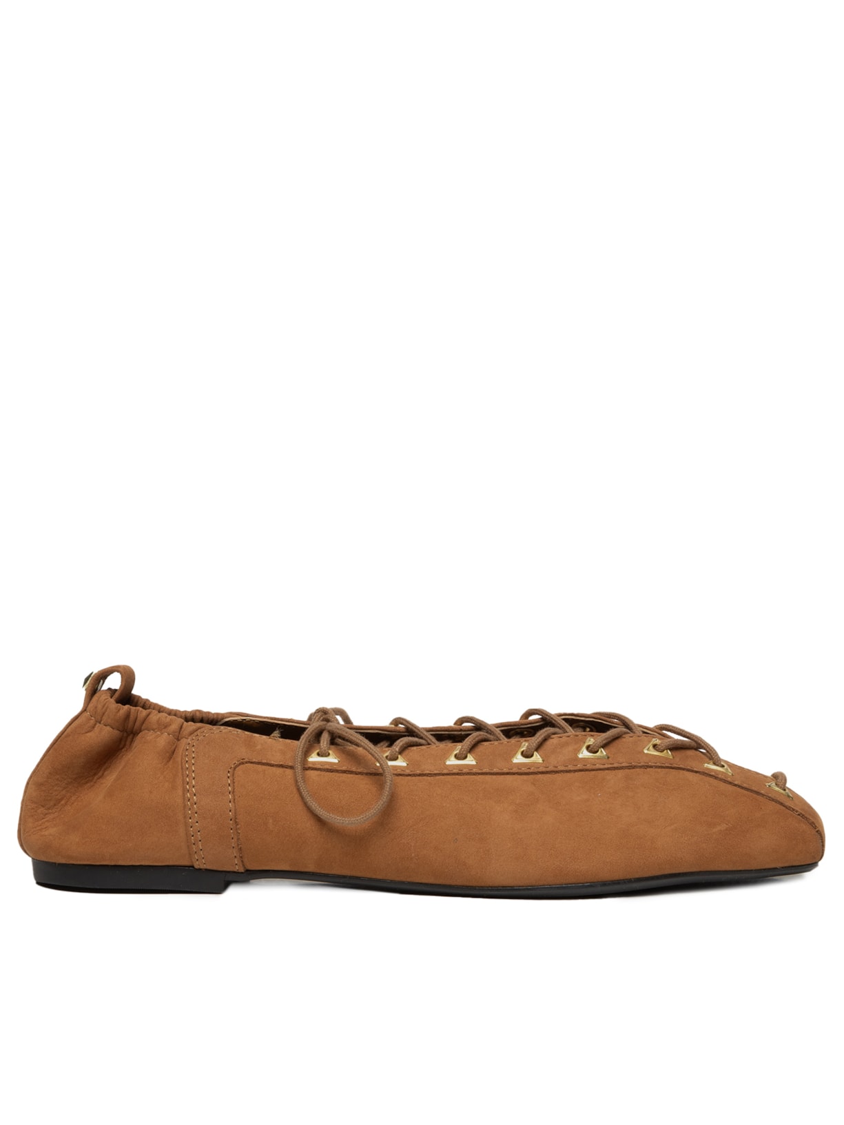 Sapatilha Amarração Nobuck Marrom Schutz