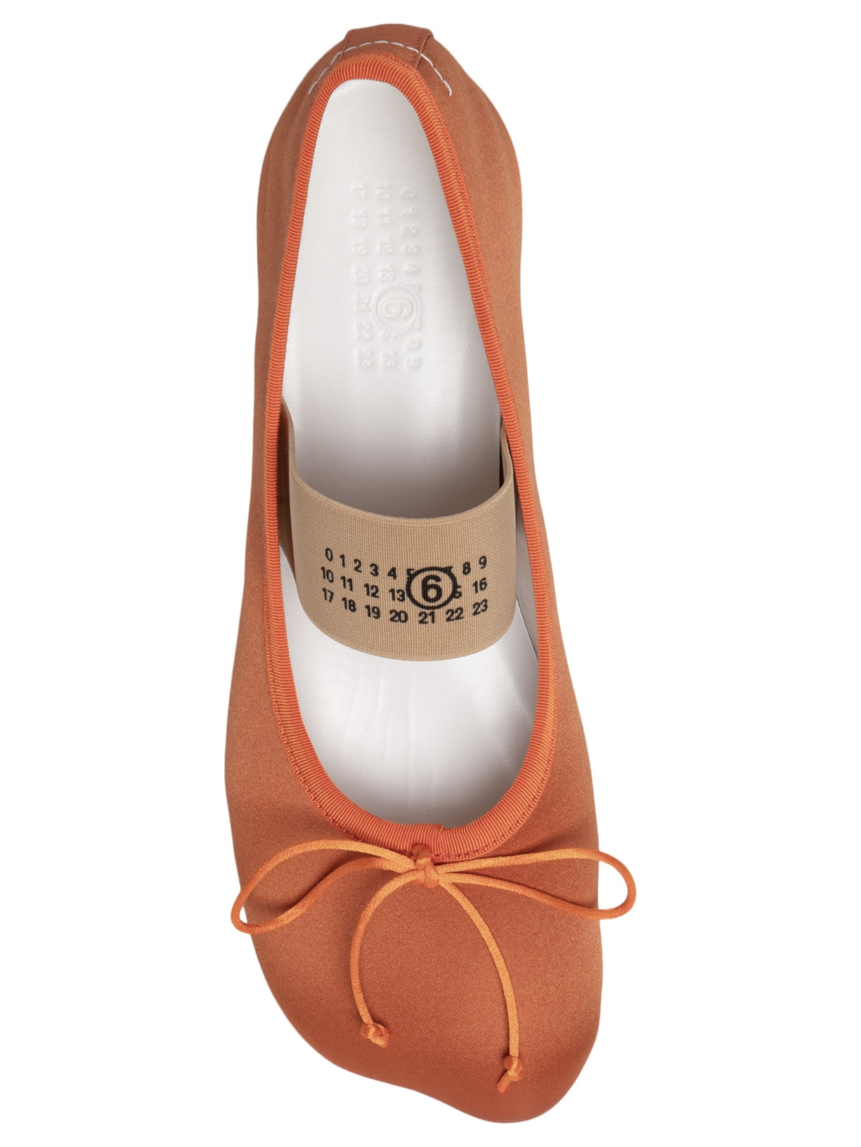 Sapatilha Anatomic Numeric Ballet Laranja Mm6 Maison Margiela