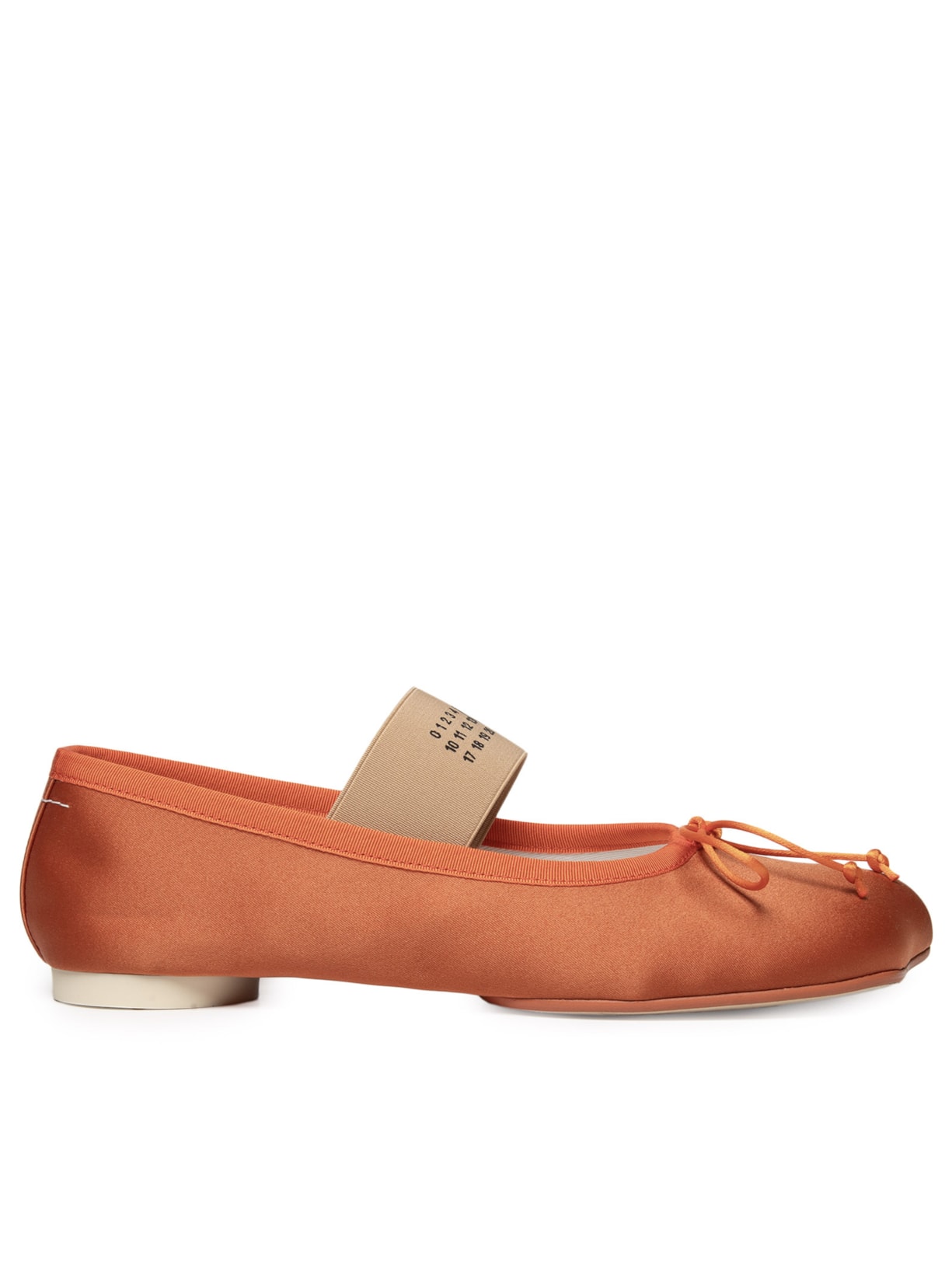 Sapatilha Anatomic Numeric Ballet Laranja Mm6 Maison Margiela