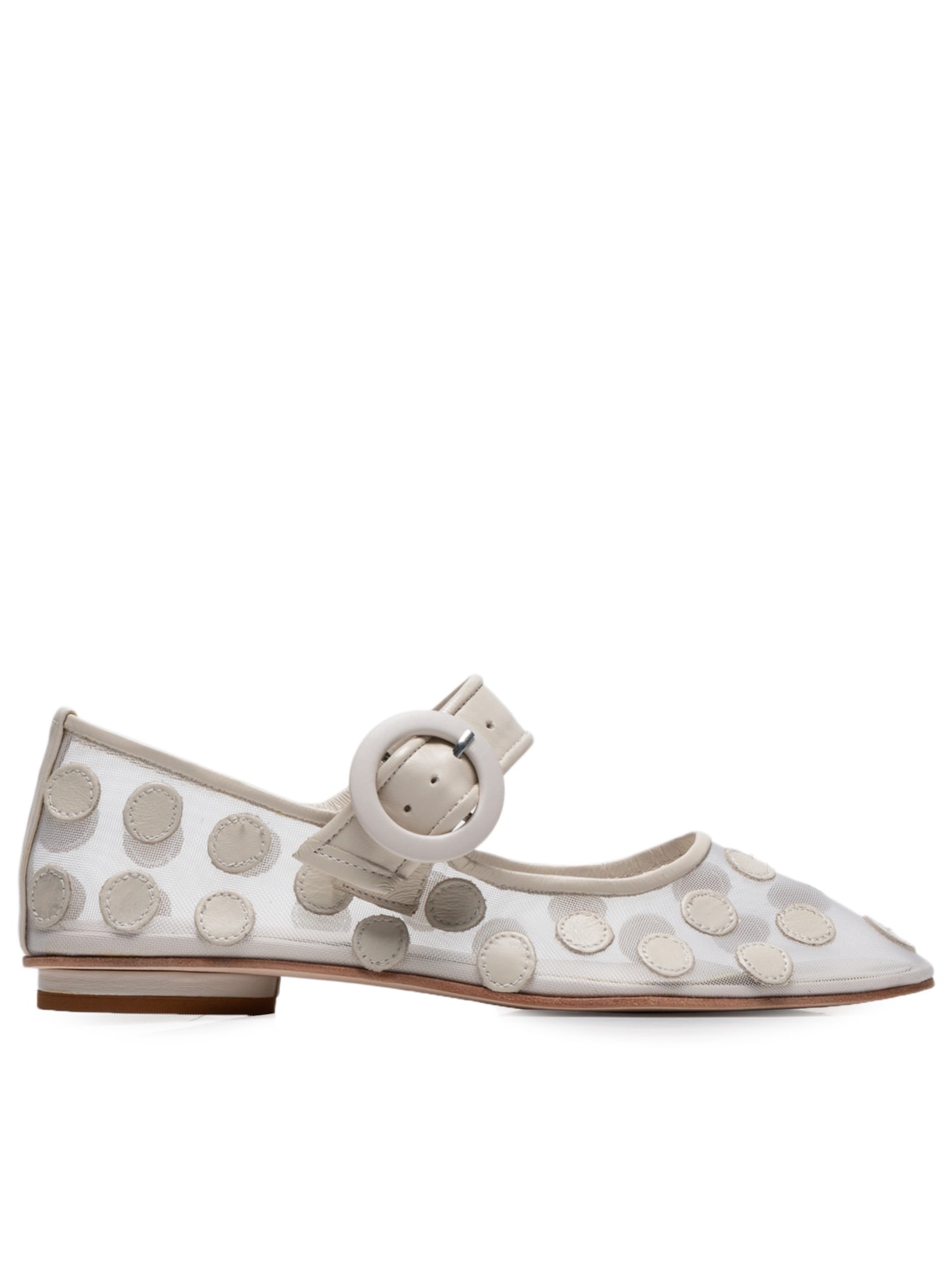 Sapatilha Ballerine Olivia Poá - Off White