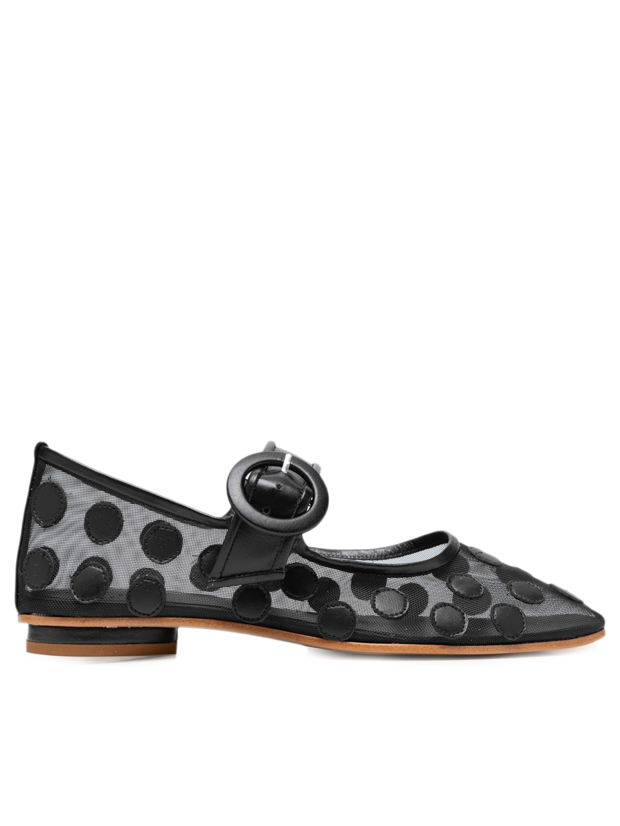 Sapatilha Ballerine Olivia Poá - Preto