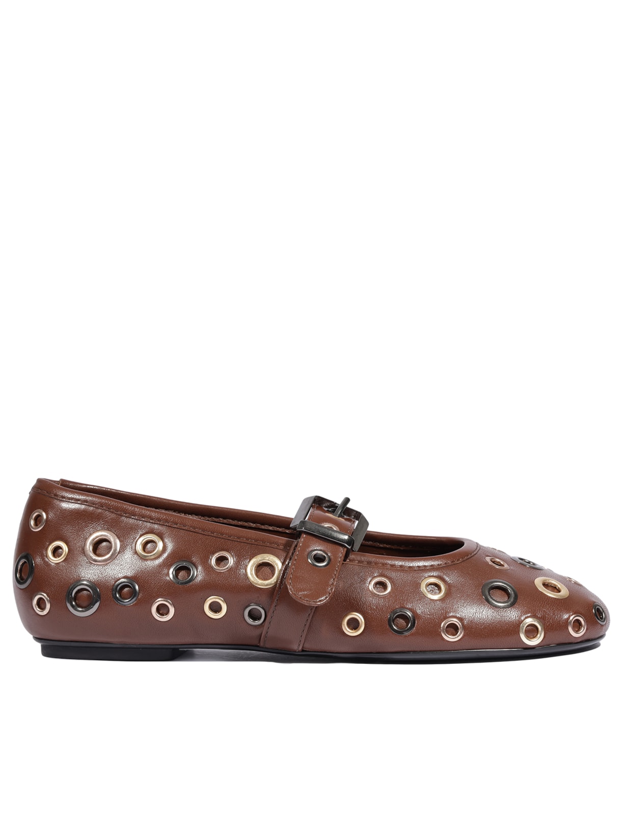 Sapatilha Bico Redondo - Marrom