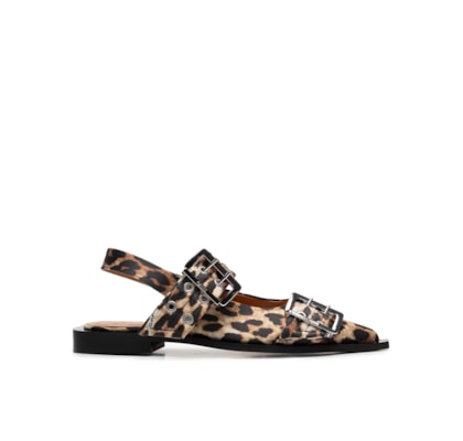 Sapatilha Bucket Ballerina Naplack - Animal Print