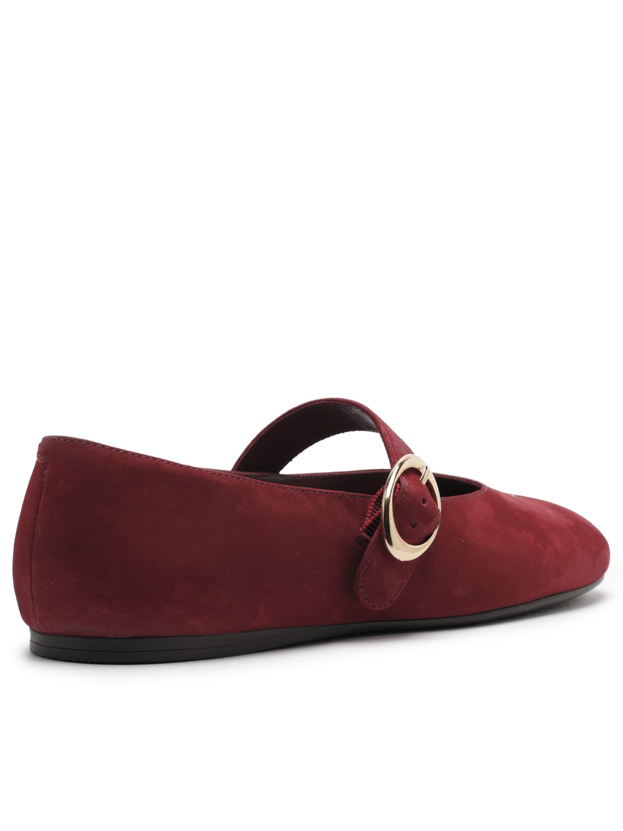 Sapatilha Camurça Fivela Oval Vermelho Arezzo
