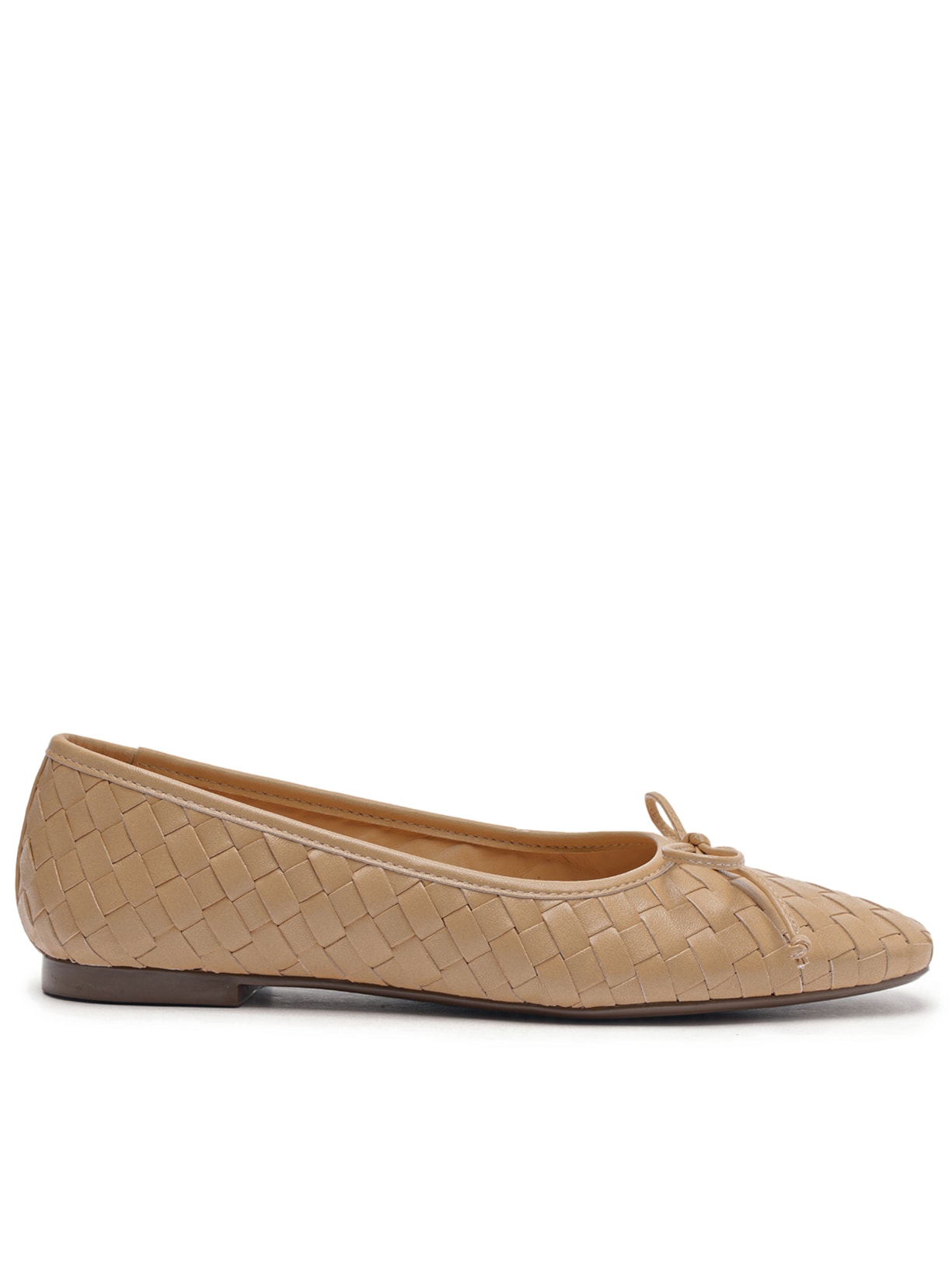 Sapatilha Casual Flats Couro - Bege
