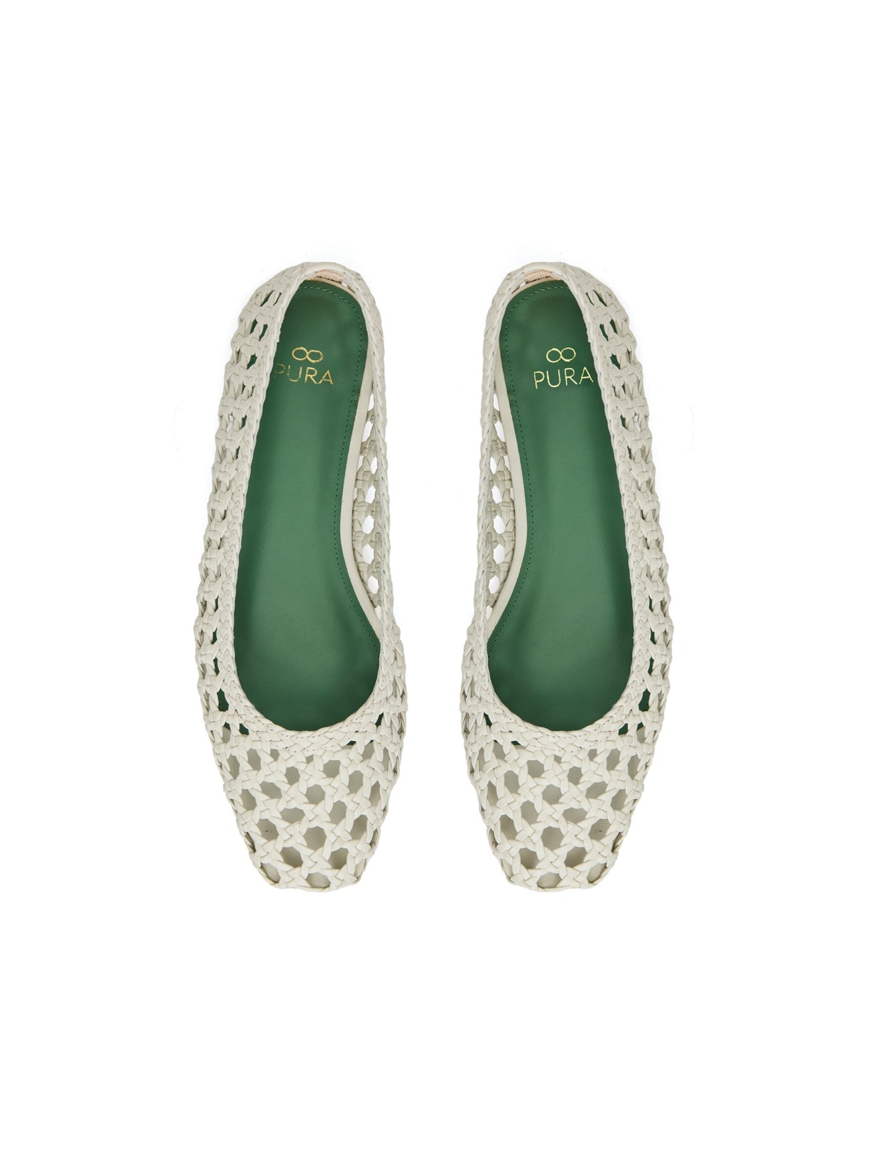 Sapatilha Couro Tressê Maitê Vanilla Pura