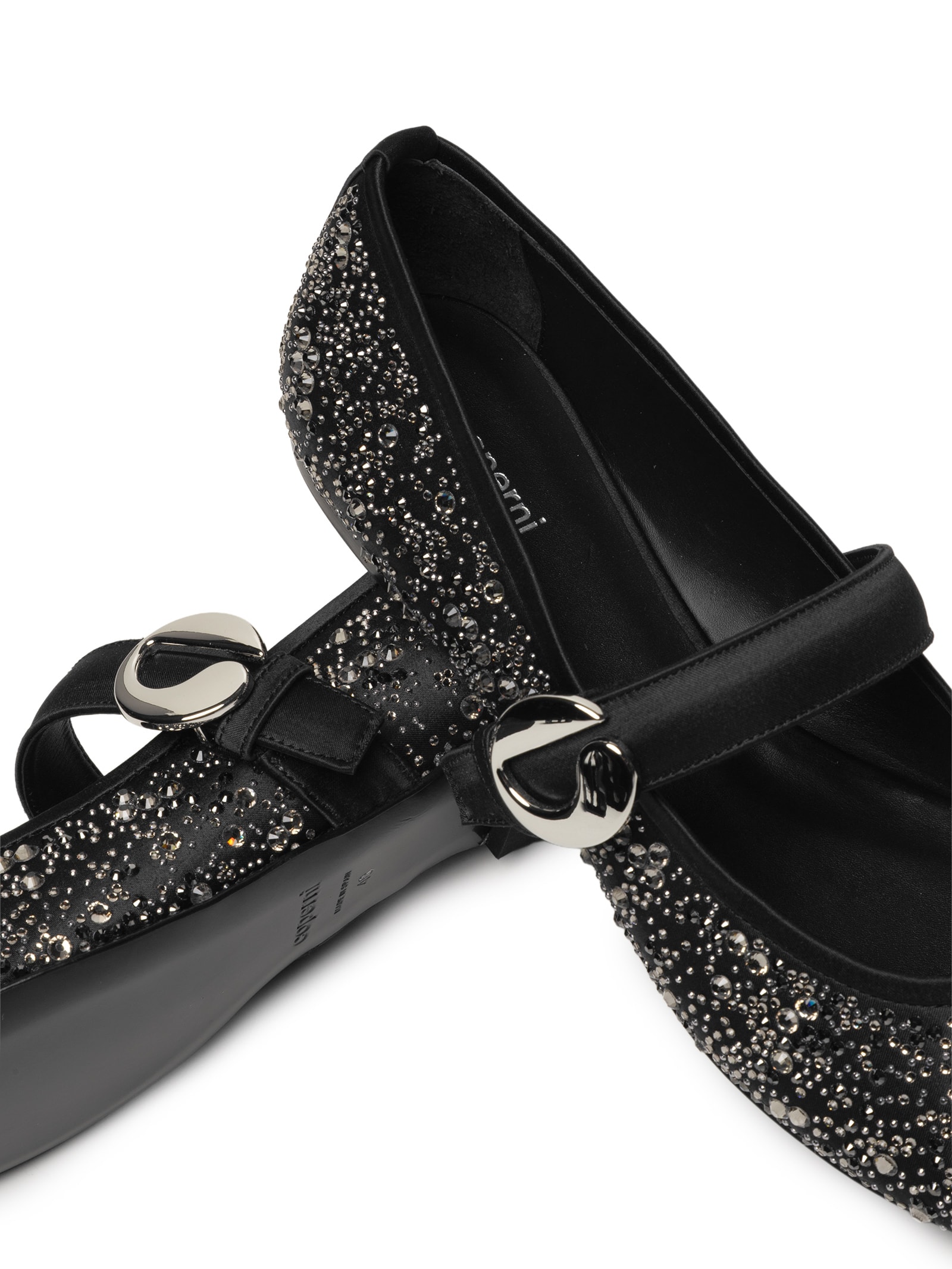 Coperni - Sapatilha Crystal Embellished Ballerina Belt Flat Coperni - Sapatilha Crystal Embellished Ballerina Belt Flat